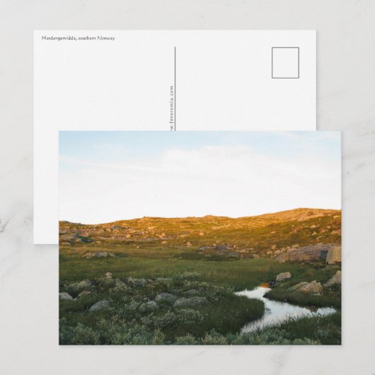 Hardangervidda Norwegen Postkarte (Vorne/Hinten)