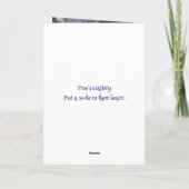 HARDBALL ERMUTIGUNGSKARTE DANKESKARTE (Rückseite)