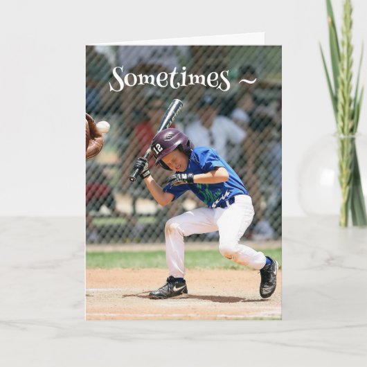 HARDBALL ERMUTIGUNGSKARTE DANKESKARTE (Vorderseite)