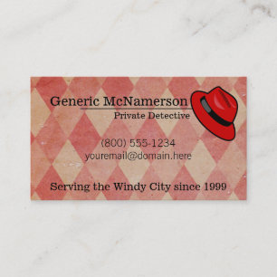 Hardboiled Gritty Business Card mit dem Kalender 2 Visitenkarte