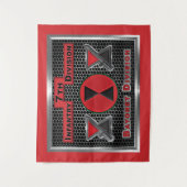 Hardcore 7th Infantry Division "Bayonet Division" Wandteppich (Vorderseite)