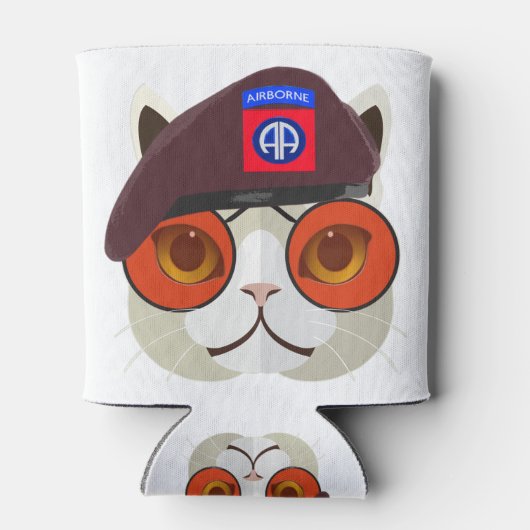 Hardcore 82. Im Flugzeug Kitty Kat! Dosenkühler (Rückseite)