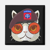 Hardcore 82. Im Flugzeug Kitty Kat! Magnet (Vorne)