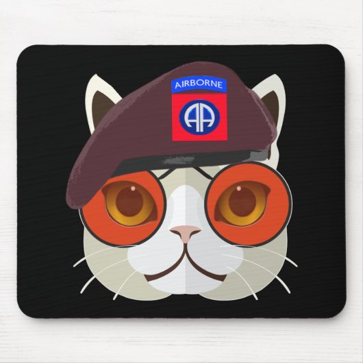 Hardcore 82. Luftlandedivision Mousepad (Vorne)