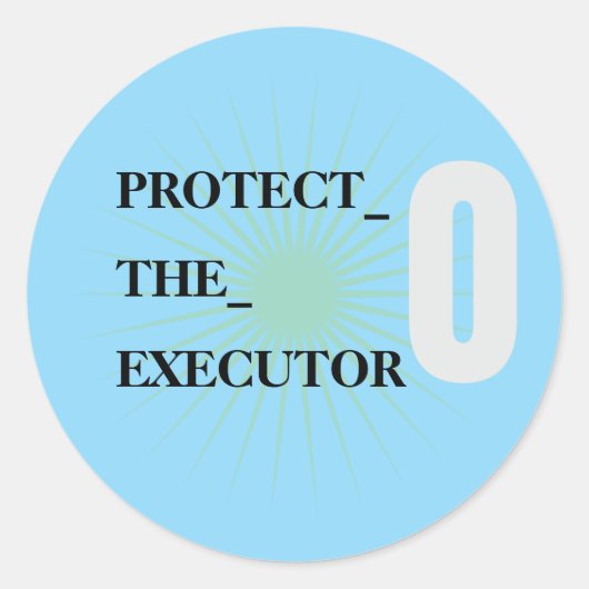 Hardcore AI Agent Monospace Text 3 Runder Aufkleber (Vorderseite)