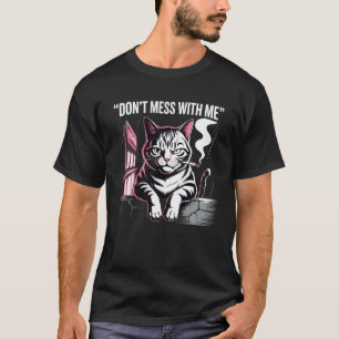 Hardcore-Alley-Tough-Cat-Street-Rain-Art T-Shirt
