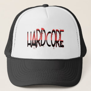 Hardcore - an den hardcore-Couturen Truckerkappe
