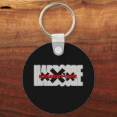 Hardcore Black Schlüsselanhänger (Vorderseite)