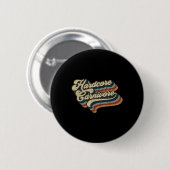 Hardcore Carnivore Fleisch essen Grillen Lover 70e Button (Vorne & Hinten)