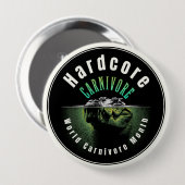 Hardcore Carnivore World Carnivore Monte Crocodile Button (Vorne & Hinten)