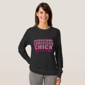HARDCORE CHRISTLICH CHICK Ladys T - Shirt (Vorne ganz)