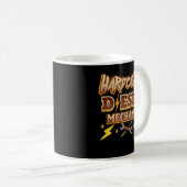 Hardcore Diesel Mechanik Kaffeetasse (VorderseiteRechts)