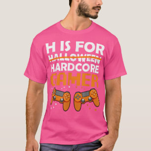 Hardcore Gamer Lazy Halloween Kostümvideospiel C T-Shirt