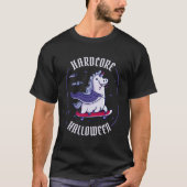 Hardcore Halloween Funny Apparel T-Shirt (Vorderseite)