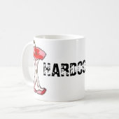 hardcore, hardcore, HARDCORE!! Kaffeetasse (Vorderseite Links)