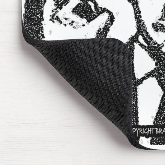 Hardcore Hijackers Design #2 auf einer Mousepad (Ecke)