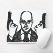 Hardcore Hijackers Design #2 auf einer Mousepad (Mit Mouse)