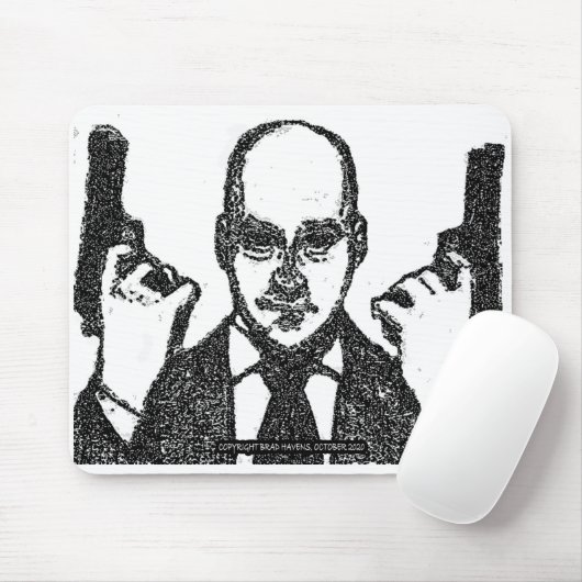 Hardcore Hijackers Design #2 auf einer Mousepad (Mit Mouse)