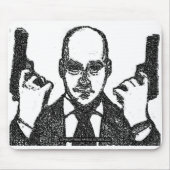 Hardcore Hijackers Design #2 auf einer Mousepad (Vorne)
