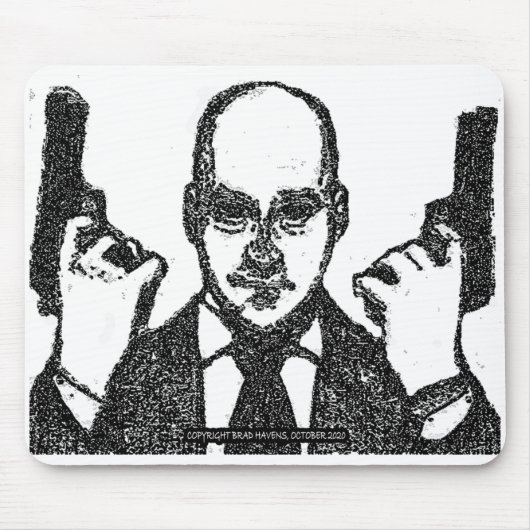 Hardcore Hijackers Design #2 auf einer Mousepad (Vorne)