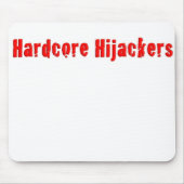 Hardcore Hijackers Logo-Design auf einer Mousepad (Vorne)