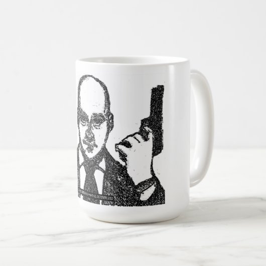 Hardcore Hijackers Werbegestaltung auf einem Kaffeetasse (VorderseiteRechts)