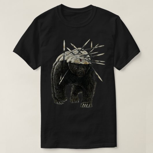 HARDCORE HONEY BADGER TShirt Classic TShirt (Design vorne)