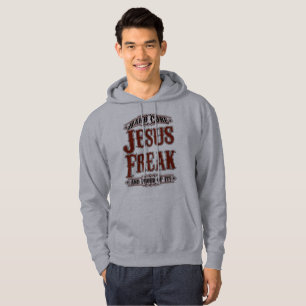 Hardcore-Jesus-Freak und stolzes auf es der T - Hoodie