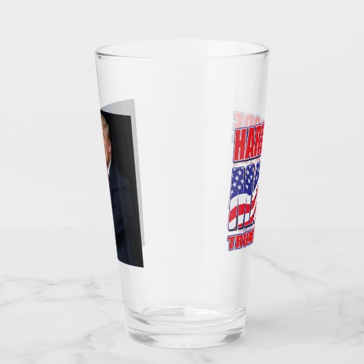 HARDCORE MAGA GLAS (Rechts)