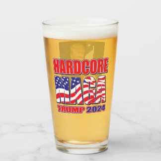 HARDCORE MAGA GLAS