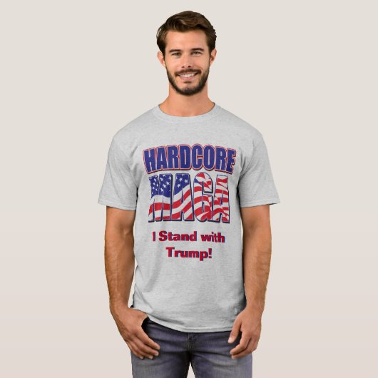 HARDCORE MAGA T-Shirt (Vorne ganz)