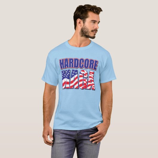 HARDCORE MAGA T-Shirt (Vorne ganz)