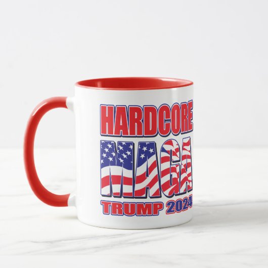 Hardcore Maga Trump 2024 Tasse (Links)