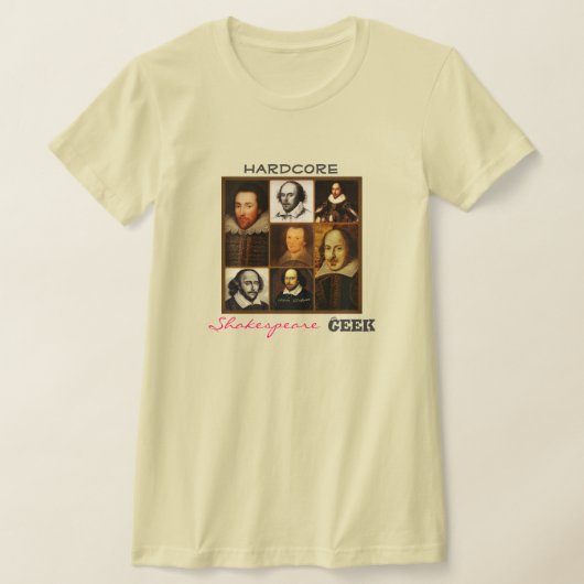 Hardcore Shakespeare Geek T - Shirt (Ablage )