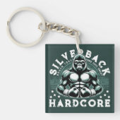HARDCORE SILVERBACK GORILLA SCHLÜSSELANHÄNGER (Vorderseite)