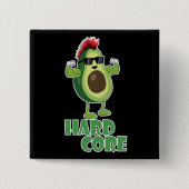 hardcore-Sonnenbrille Button (Vorderseite)
