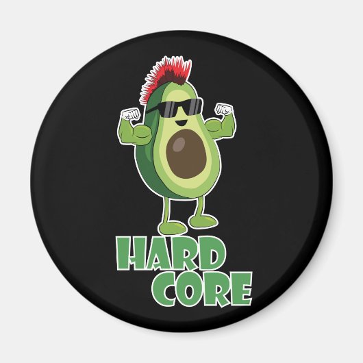 hardcore-Sonnenbrille Magnet (Vorne)