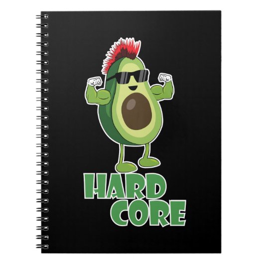 hardcore-Sonnenbrille Notizblock (Vorderseite)