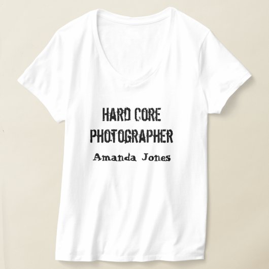 Hardcore-T - Shirt mit Ihrer benutzerdefinierten N (Ablage )