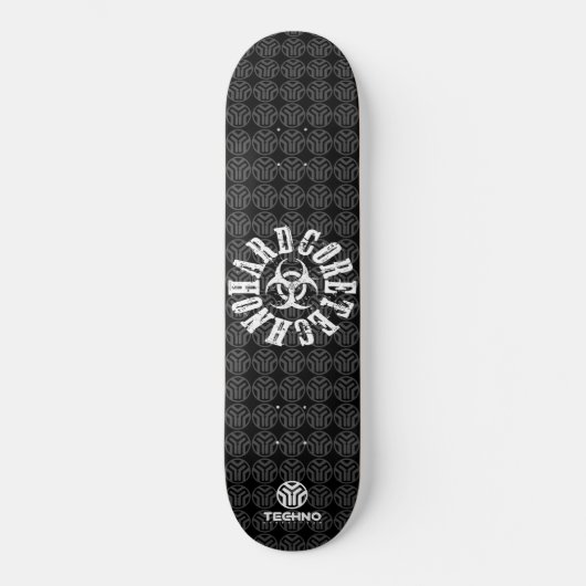 Hardcore Techno - Skateboard (Vorderseite)