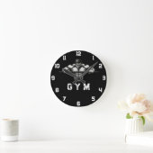 Hardcore Workout Clock Power Grip Gym Decke Runde Wanduhr (Zuhause)