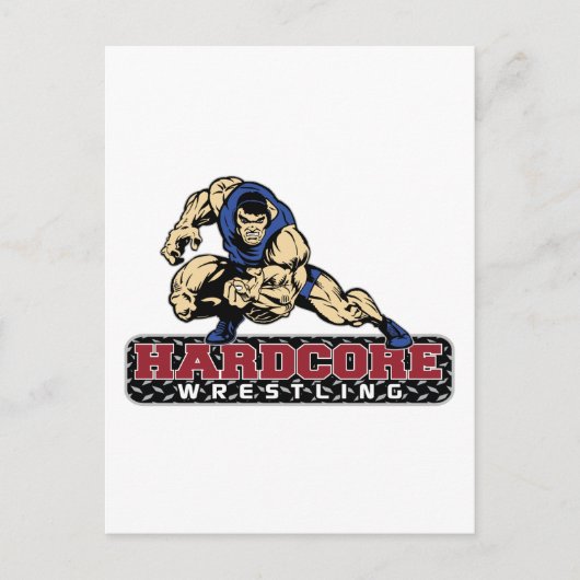 Hardcore Wrestling Postkarte (Vorderseite)