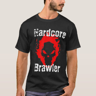 Hardcorebrawler-Schwarz-T - Shirt