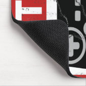 Hardcoregamer-Mitteilungs-Schild Mousepad (Ecke)