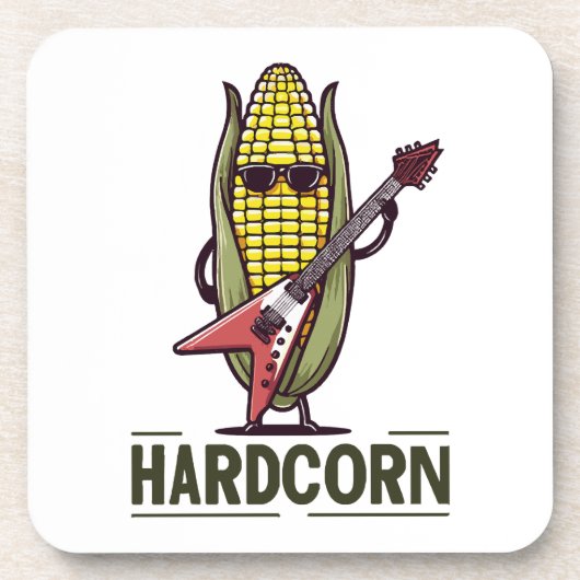 HardCorn Getränkeuntersetzer (Vorderseite)