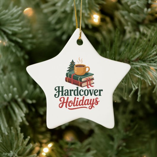 Hardcover Holidays Festive Keepsake Keramik Ornament (Baum)