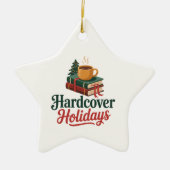 Hardcover Holidays Festive Keepsake Keramik Ornament (Vorne)