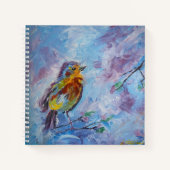 Hardcover Journal "Songbird of Hope" Notizblock (Vorderseite)