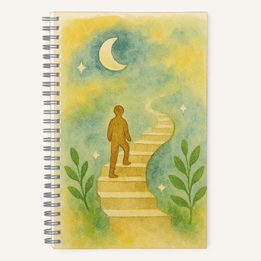 Hardcover-Notebook "Carried by Hope" Notizblock (Vorderseite)