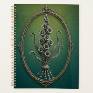 Hardcover Notebook with Surreal Gladiolus Planer